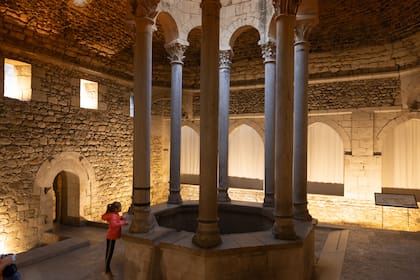 Baños árabes en Girona.