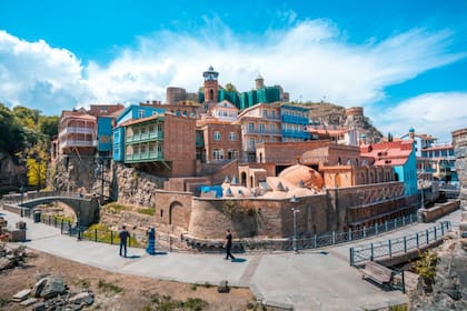 Baños en Tbilisi.
