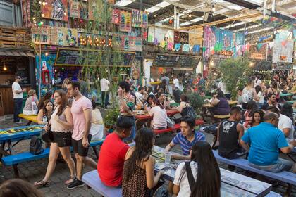 El Patio de los lecheros, en Caballito