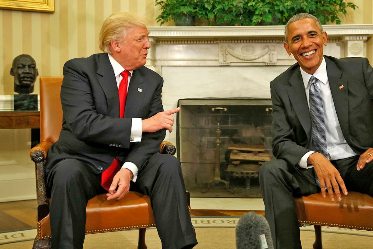 Barack Obama recibió a Donald Trump en el salón Oval de la Casa Blanca, entre miradas y gestos, el actual y el futuro Presidente de EE.UU., estrecharon sus manos