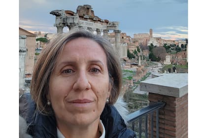 Barbara en la actualidad en su ciudad de origen, Roma.