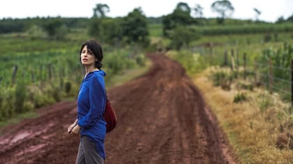 Bárbara Lennie en el back de Una especie de familia