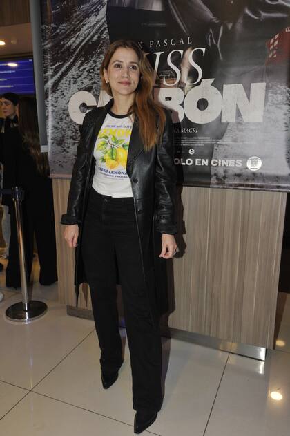 Bárbara Lombardo fue otra de las actrices que dijo presente para apoyar el film dirigido por Agustina Macri