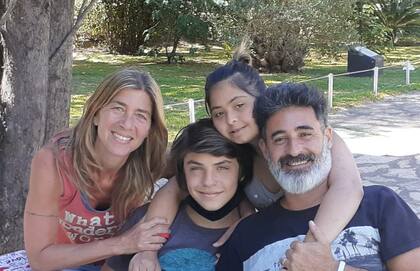 Bárbara y el placer de pasar tiempo con su marido y sus dos hijos