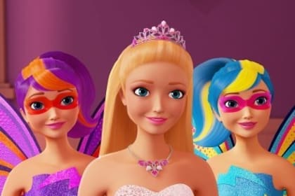 Barbie heroína, uno de las películas que presentaban las nuevas líneas de la muñeca con historias y animación de bajo presupuesto