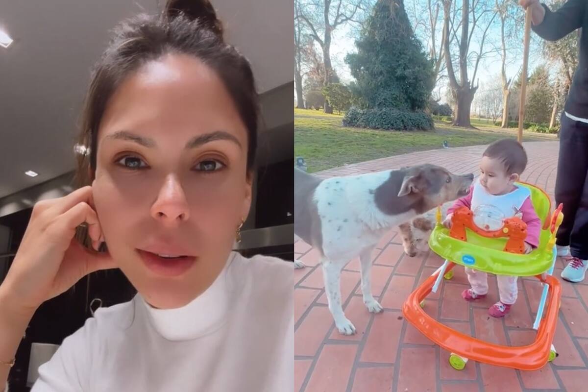 Barbie Franco explicó por qué su perra muestra los dientes y negó que represente un peligro para su hija