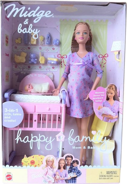Barbie Midge: que estuviera embarazada no cayó bien entre los padres