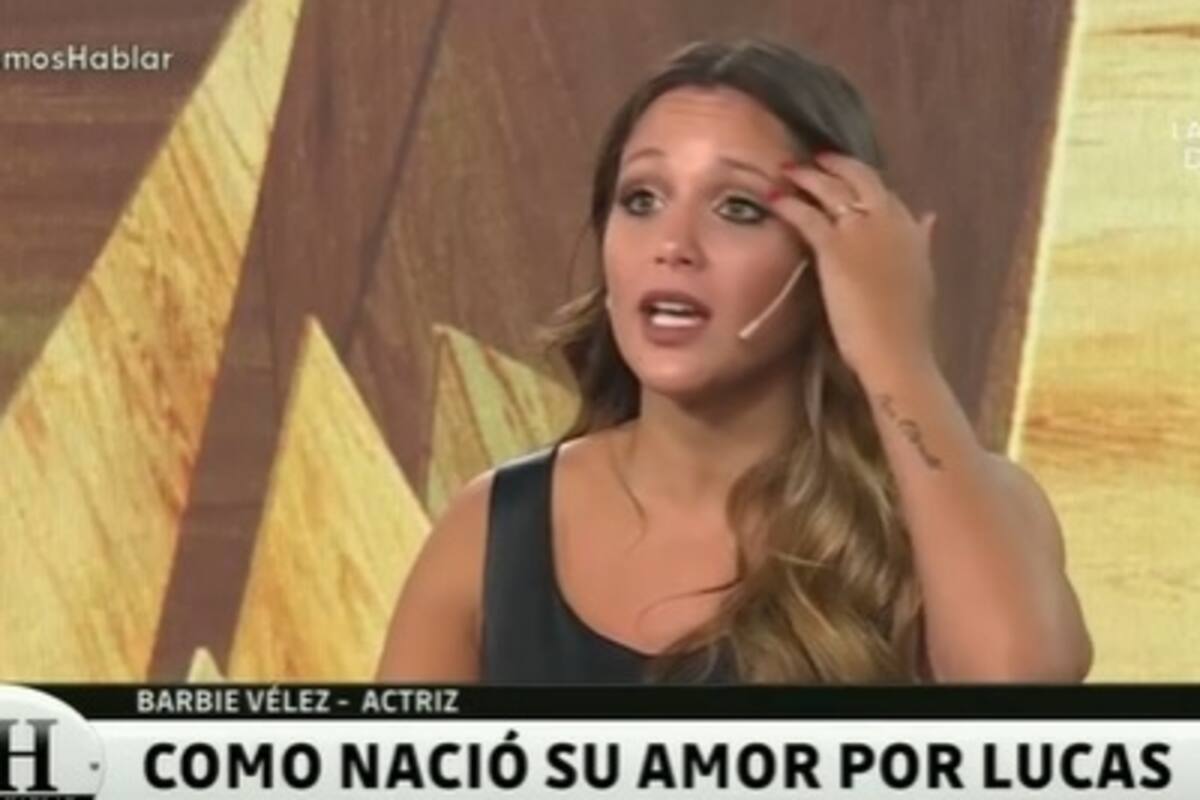 Barbie Vélez habló cómo surgió el amor con Lucas Rodríguez y los pasos que fue tomando al respecto