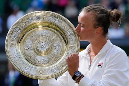 Barbora Krejcikova fue la última checa que ganó el título en Wimbledon