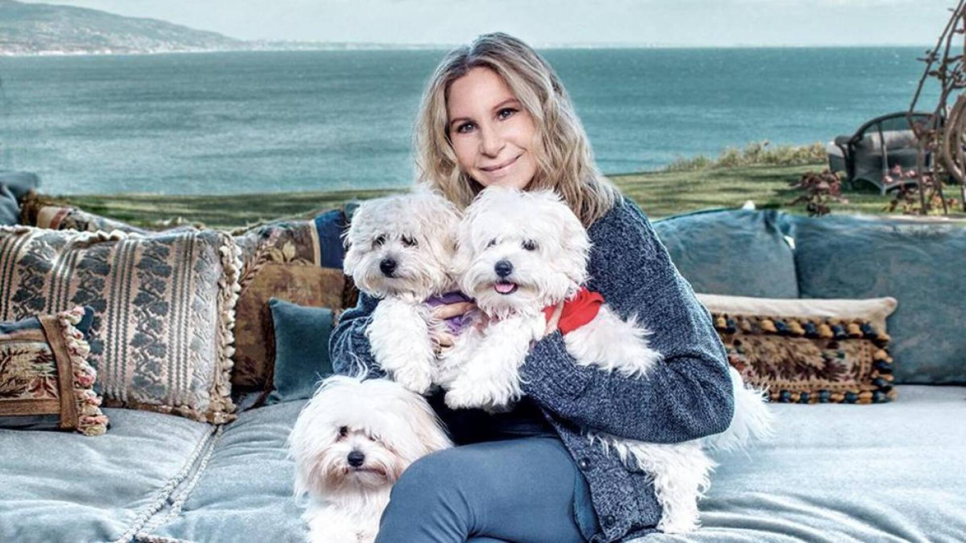 Barbra Streisand y sus perros clonados