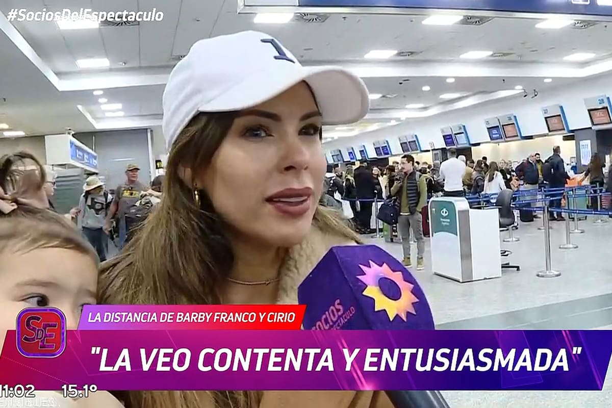 Barby Franco habló de su distanciamiento de Jésica Cirio