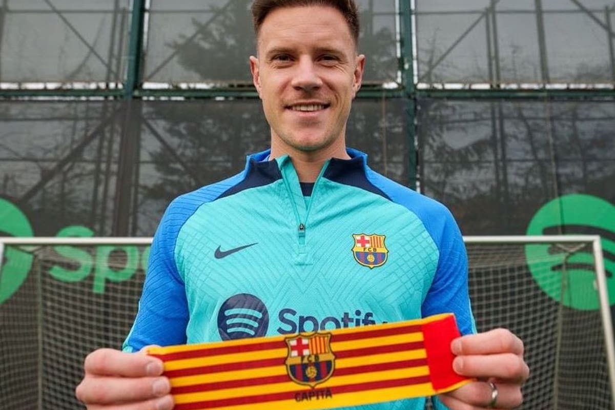 Barcelona le quitó a Ter Stegen la cinta de capitán (@FCBarcelona)