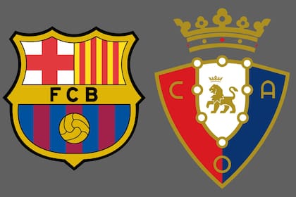 Barcelona y Osasuna disputaron uno de los encuentros de la jornada del fútbol español