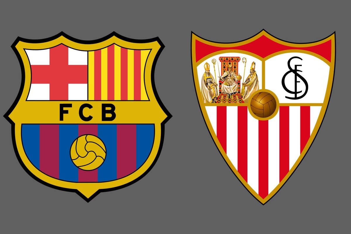 Barcelona y Sevilla disputaron uno de los encuentros de la jornada del fútbol español