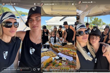 Barco, sushi y amigos: así fue el festejo de cumpleaños de Valentino, el hijo de Wanda Nara (Captura: Instagram @wanda_nara)