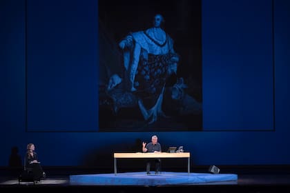 Baricco presentó "Sobre el tiempo y el amor" en el Teatro Colón en 2022