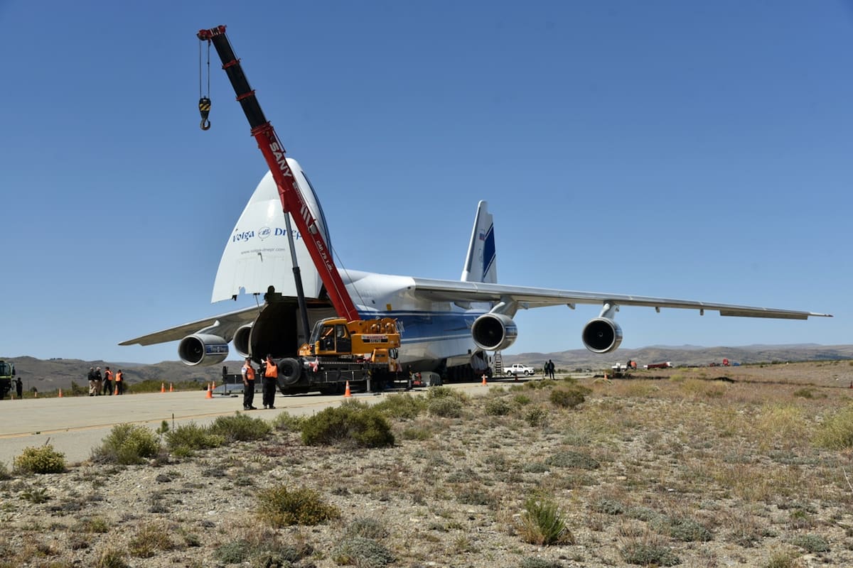 Bariloche: el satélite argentino SAOCOM 1B parte hacia EE.UU. para su lanzamiento