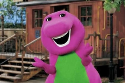 Barney acaparó la atención de los más chicos (Captura video)