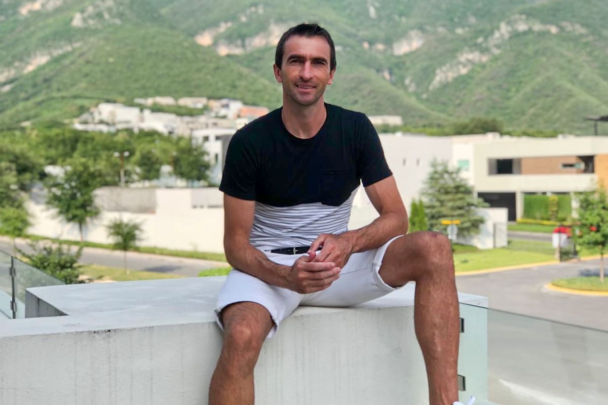 Barovero en su casa, en Monterrey, una foto tomada por su hija