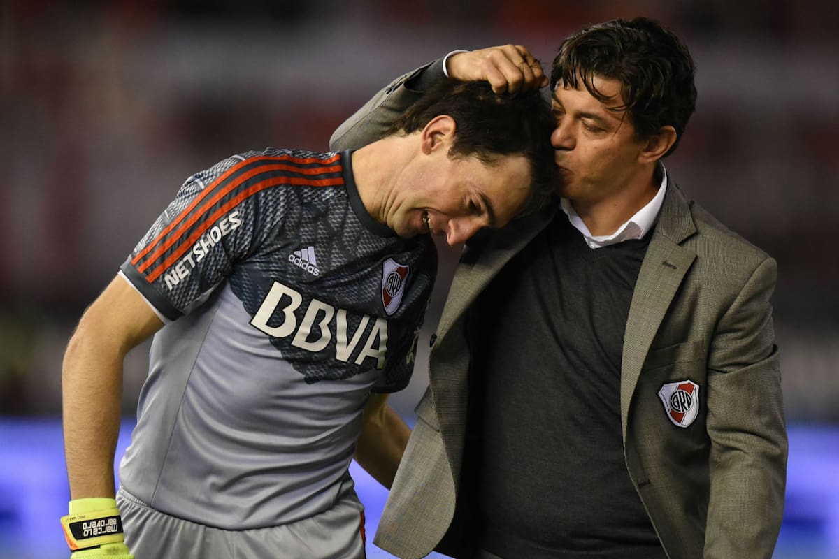 Barovero y Vangioni jugaron el 14 de mayo de 2016 su último partido en River