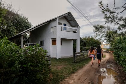 Barra de Valizas: La casa donde se alojaba Lola