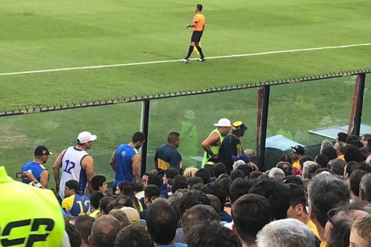 Barras de Boca intimidaron a platestas de Boca´durante el partido con Lanús
