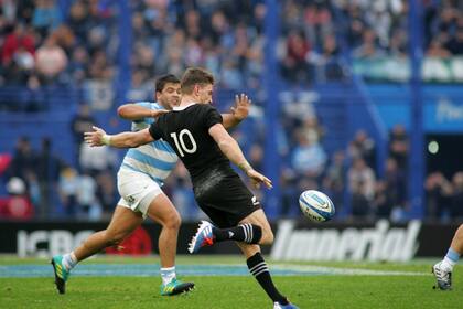 Barret y Medrano, frente a frente en la última visita de los All Blacks a la Argentina por el Rugby Championship