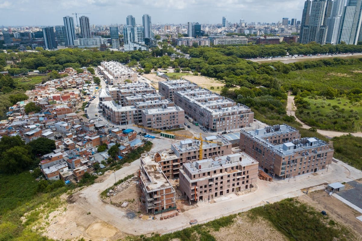 Barrio Rodrigo Bueno, uno de los incluidos dentro del proceso de integración habitacional
