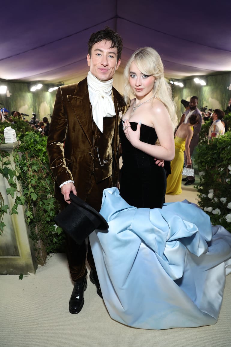 Barry Keoghan junto a Sabrina Carpenter, con quien estuvo de novio en el pasado. El final de la relación fue escandaloso y en medio de rumores de infidelidad