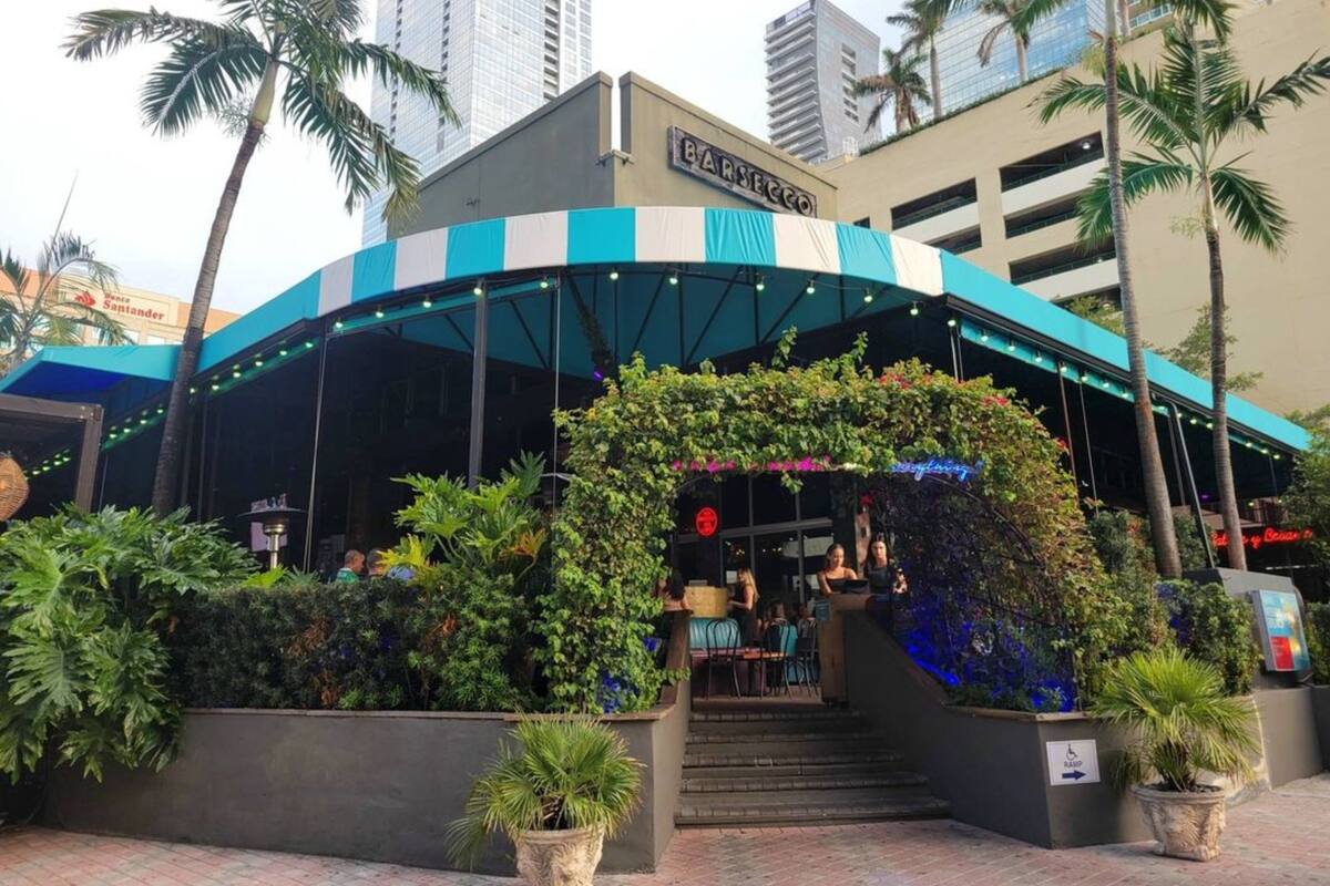 Barsecco forma parte de las propuestas que se podrán disfrutar en Miami a precios competitivos (Crédito: Instagram/@barsecco)