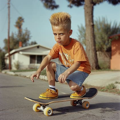 Bart Simpson retratado por una inteligencia artificial