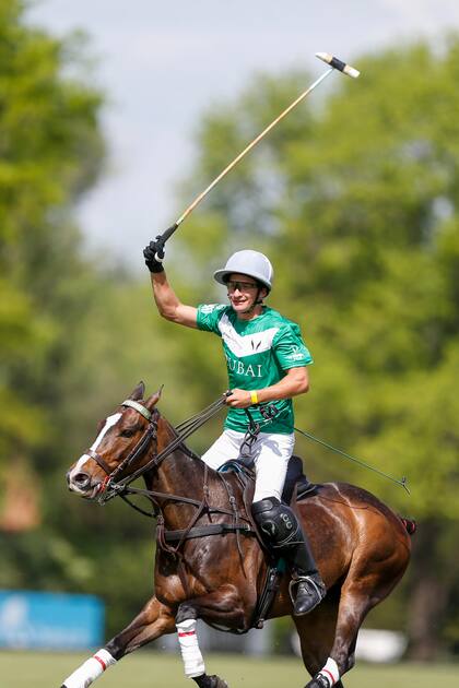 Barto Castagnola, jugador cerebral de La Natividad, que en el Abierto de Hurlingham, en 2021, inició la seguidilla de tres títulos