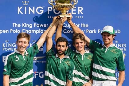 Barto y Jeta Castagnola juntos, en 2019, cuando ganaron el British Open