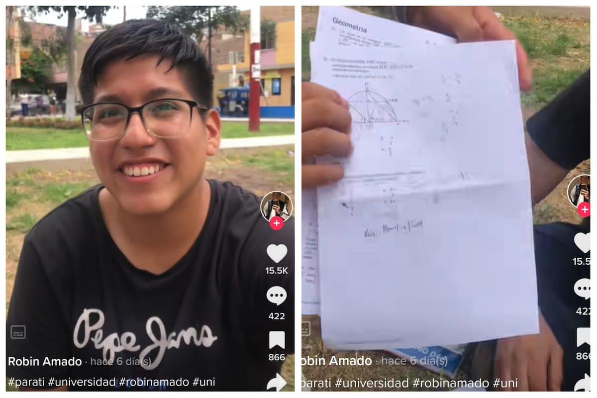 Baruch Alfonso Cáceres pasó por varias academias preuniversitarias - Imagen: TikTok