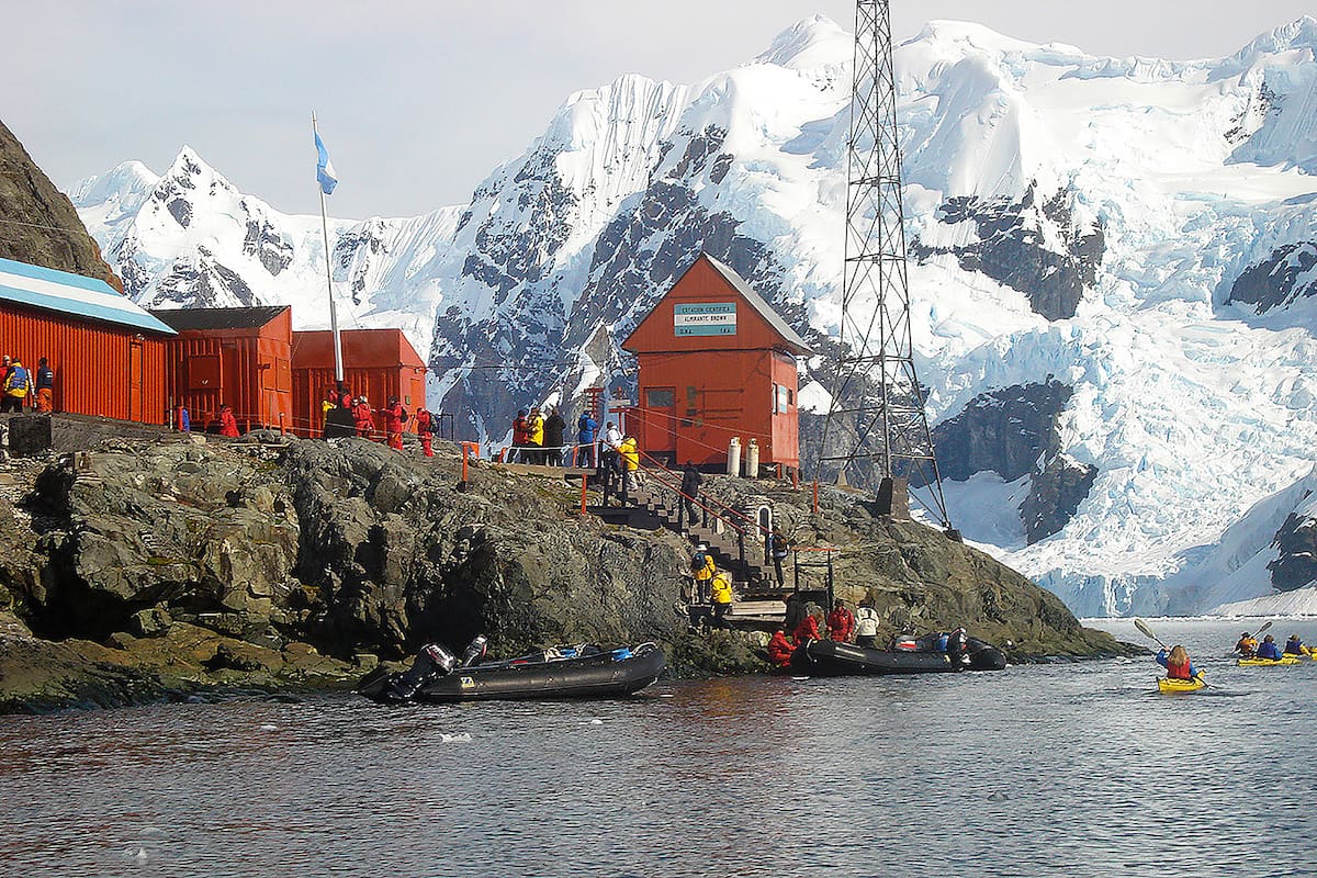 Base antártica Brown es una estación estival de investigación de la Antártida