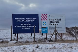 La base naval integrada en Ushuaia, una obra muy costosa que se estancó durante los últimos años