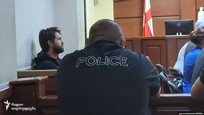 Basilashvili en el inicio del proceso judicial, en abril de 2020.