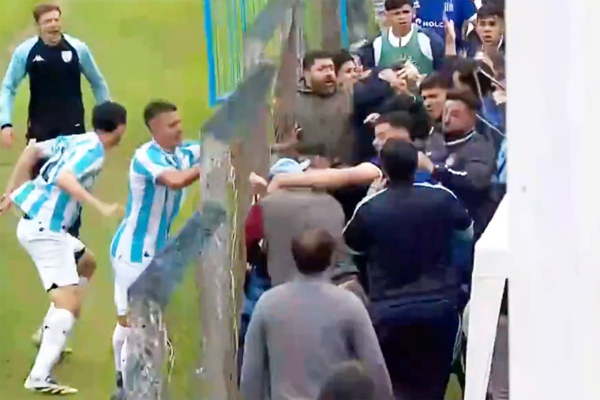 Batalla campal en el partido de reserva entre Atlético Tucumán y Talleres