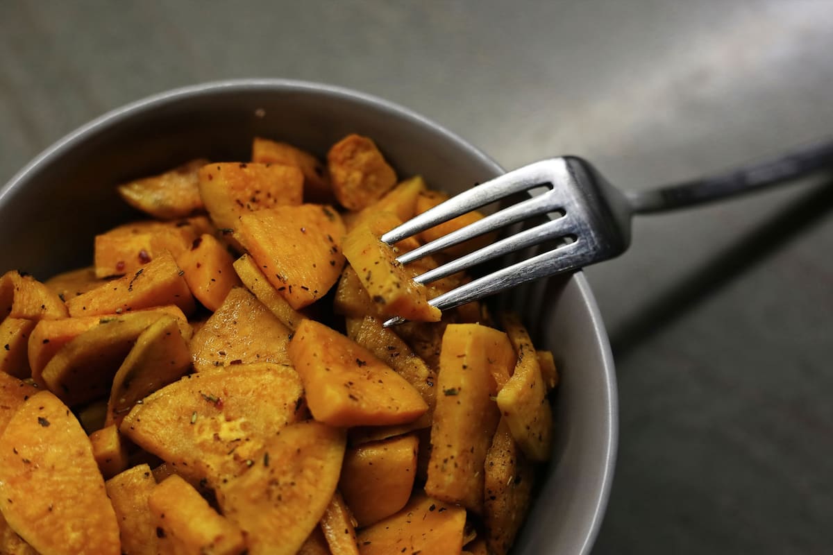 Batata con membrillos, una combinación bien dulce para saborear de postre.