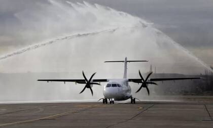 Bautismo del avión de Chevron
