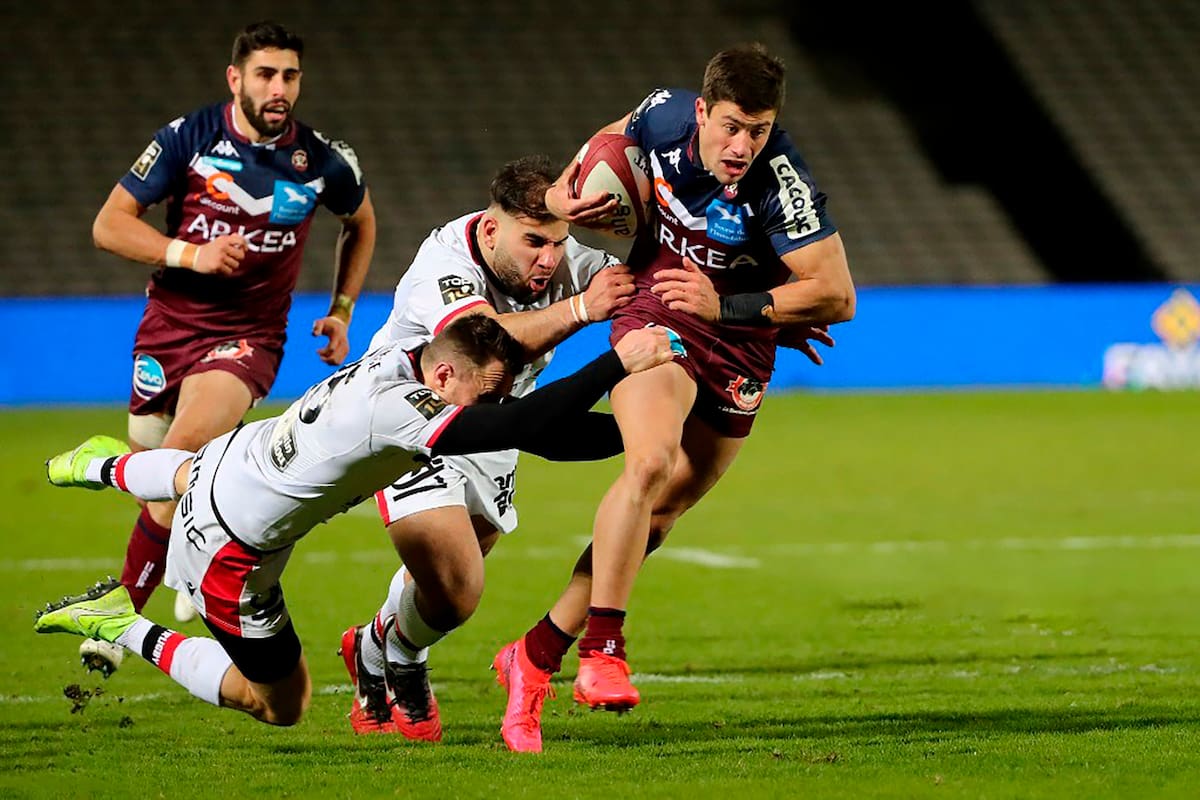 Bautista Delguy es compañero de Guido Petti Pagadizábal y Santiago Cordero en Bordeaux Bègles, que hoy recibirá a Clermont Auvergne por el Top 14 francés.