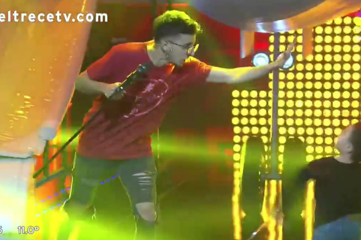 Bautista Noya, de cuatro años, hizo su debut televisivo junto a su padre el actor Rodrigo Noya.