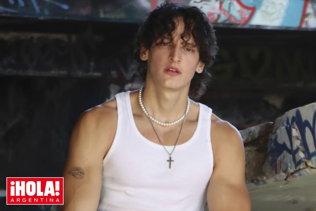 Bautista Ortega, el hijo de Emanuel Ortega y Ana Paula Dutil, posa en las calles de Miami. Ahora regresó a la Argentina para hacerse estudios y visitar a su familia.