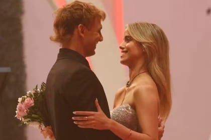 Bautista y Denisse en su boda ficticia en Gran Hermano