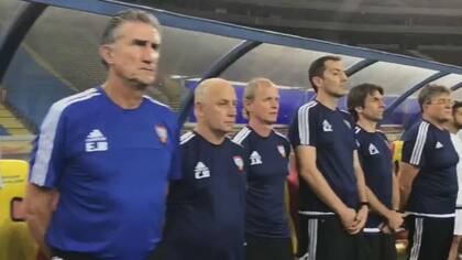 Bauza, en el banco