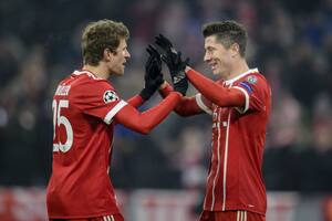 Bayern Munich goleó a Besiktas en el partido de ida de los octavos de final