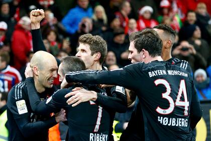 Bayern Munich lo ganó sobre el final