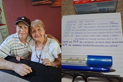 Beatriz Ayala y Lorenzo Cozzarin están juntos desde hace 59 años (Foto: Twitter @lorevviera)