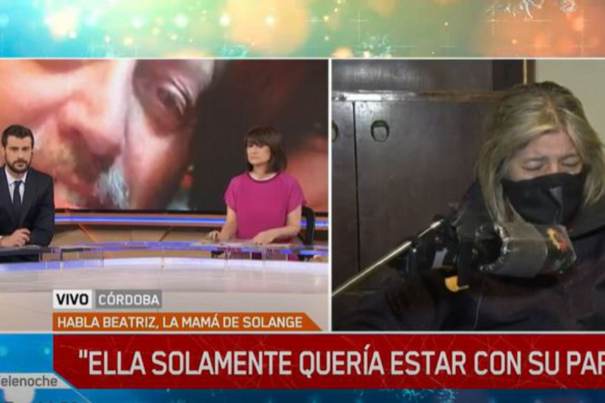 Beatriz, la madre de Solange, dijo que "la situación del padre terminó con su vida"