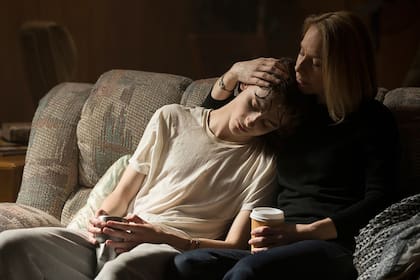 Chalamet y Amy Ryan en Beautiful Boy